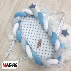 Baby Nest Braid Blue